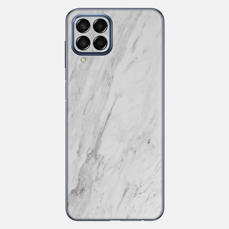 White Marble Glass Back