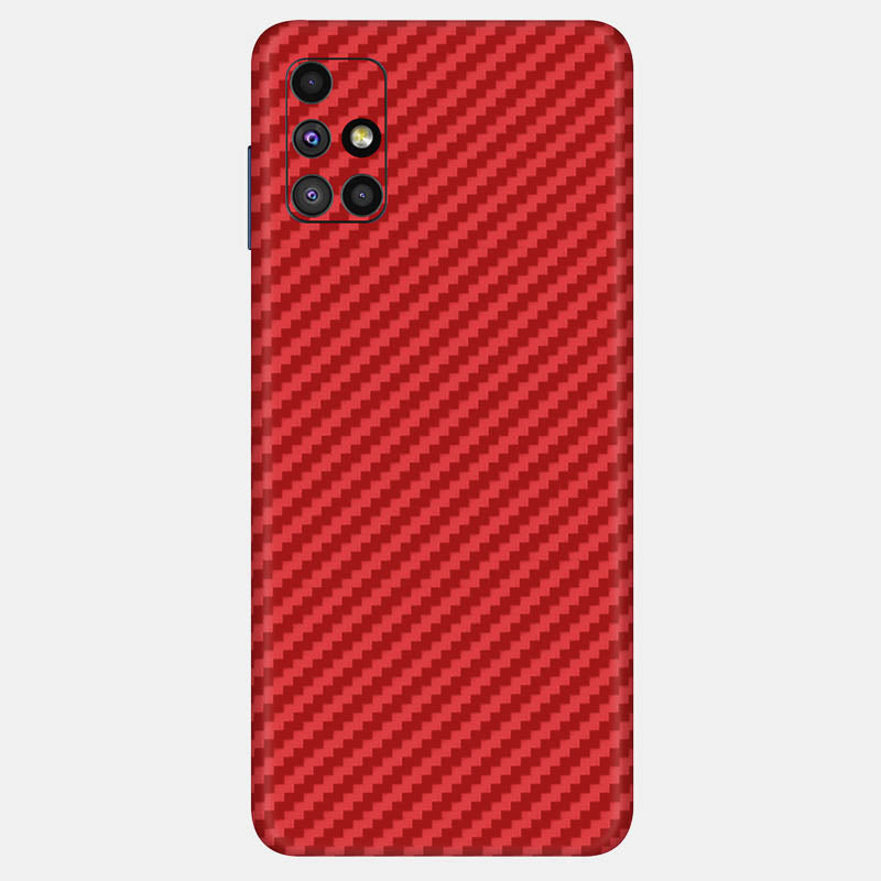 Carbon Fibre Red Full Back