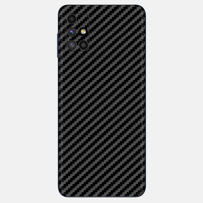 Carbon Fibre Black Glass Back