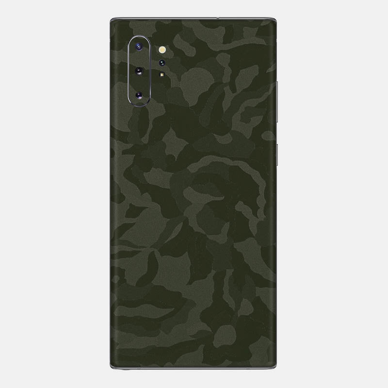 Green Camo Glass Back