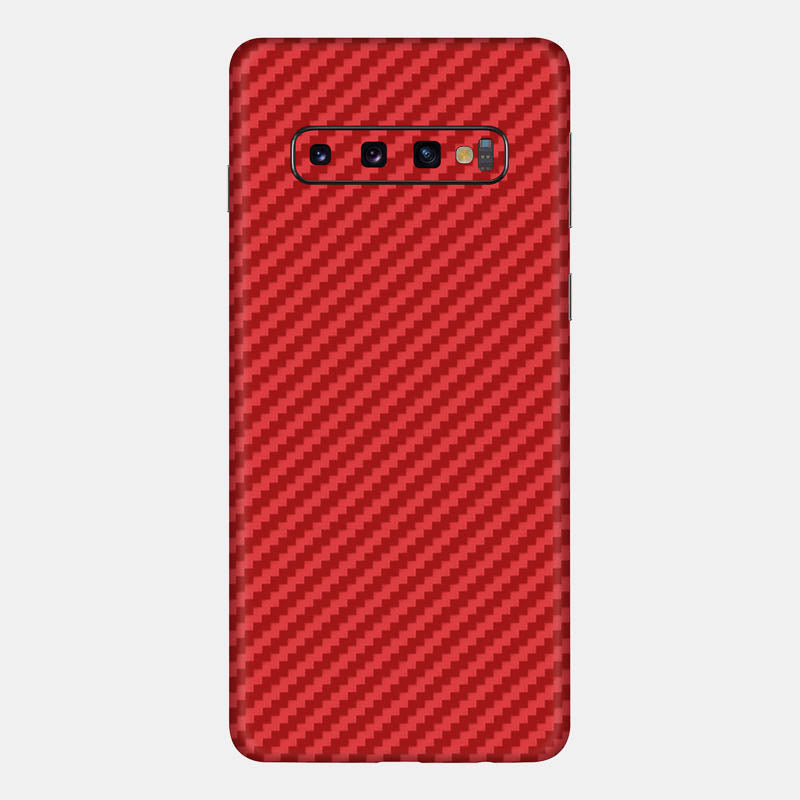 Carbon Fibre Red Full Back