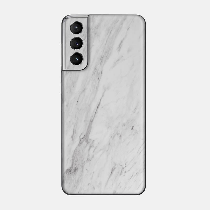 White Marble Glass Back