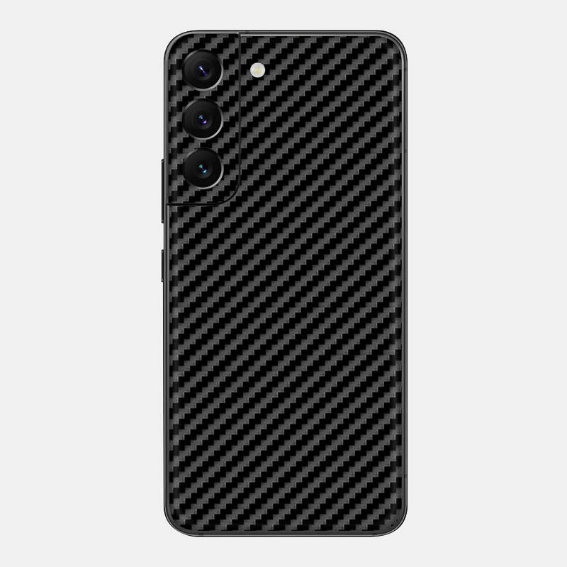 Carbon Fibre Black Glass Back