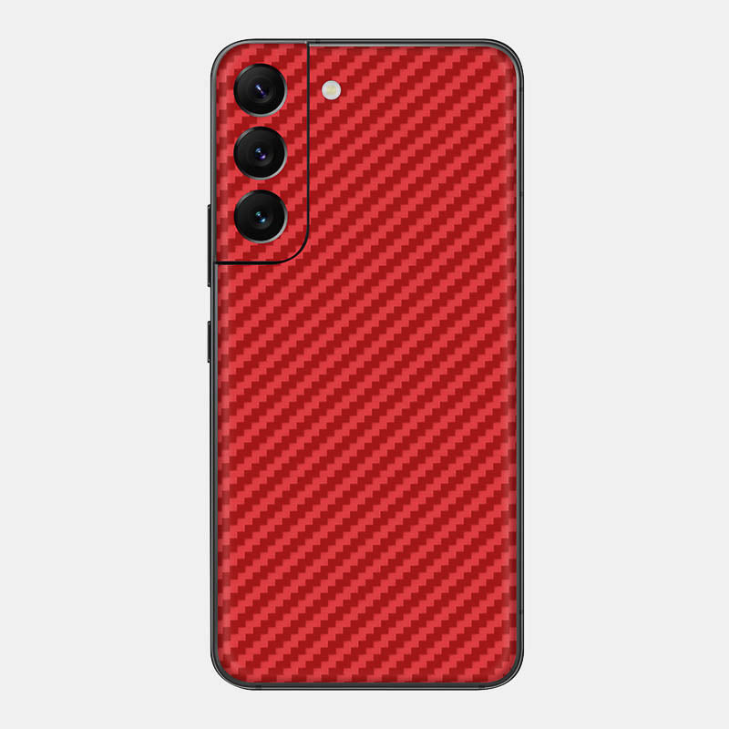 Carbon Fibre Red Glass Back