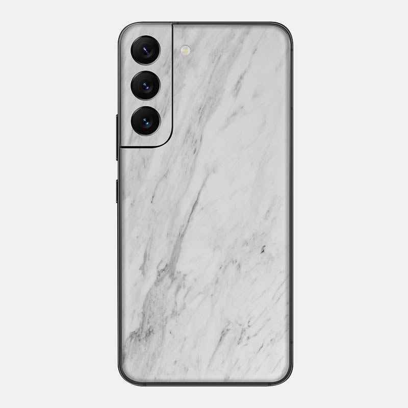 White Marble Glass Back