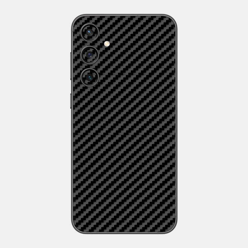 Carbon Fibre Black Glass Back