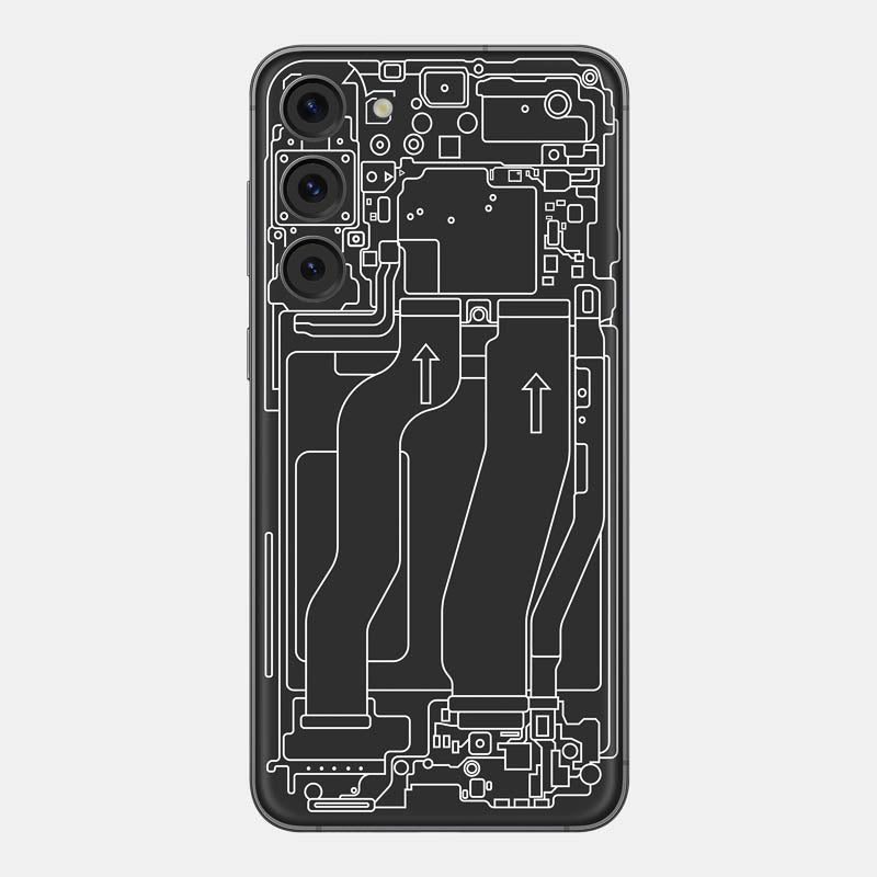 Teardown Black Glass Back