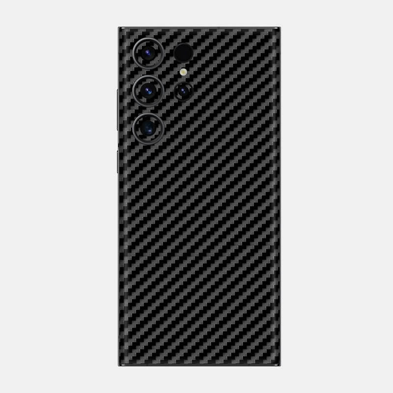 Carbon Fibre Black Glass Back