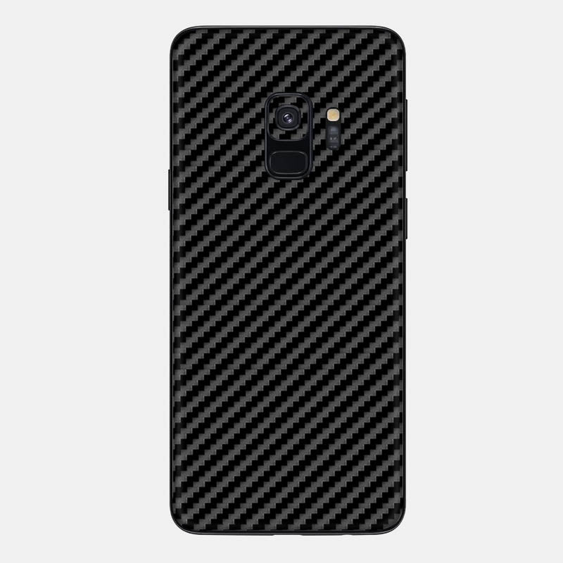 Carbon Fibre Black Glass Back