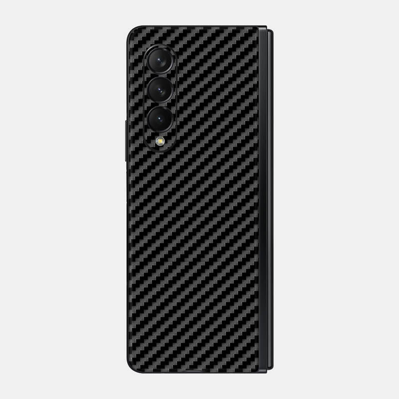 Carbon Fibre Black Glass Back