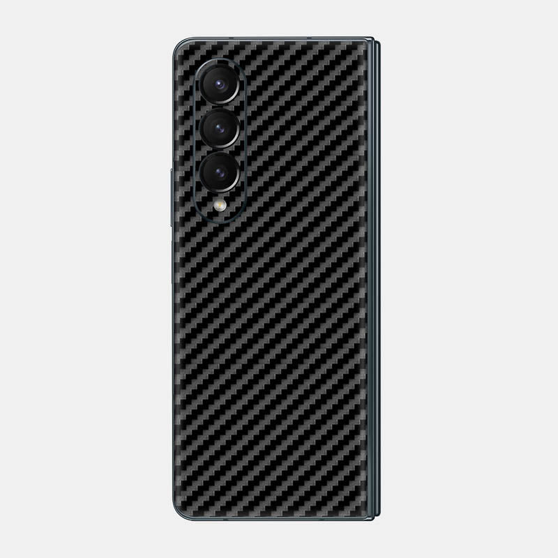 Carbon Fibre Black Glass Back