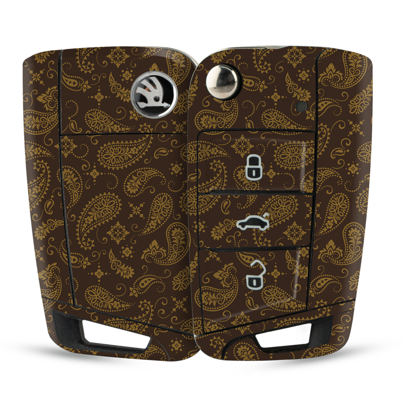 Brown Paisley Key-1