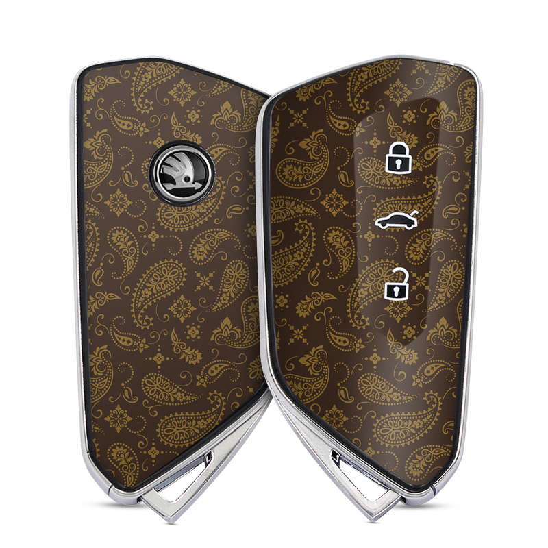 Brown Paisley Key-1