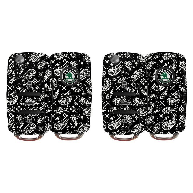 Black Paisley Key-1 + Key-2