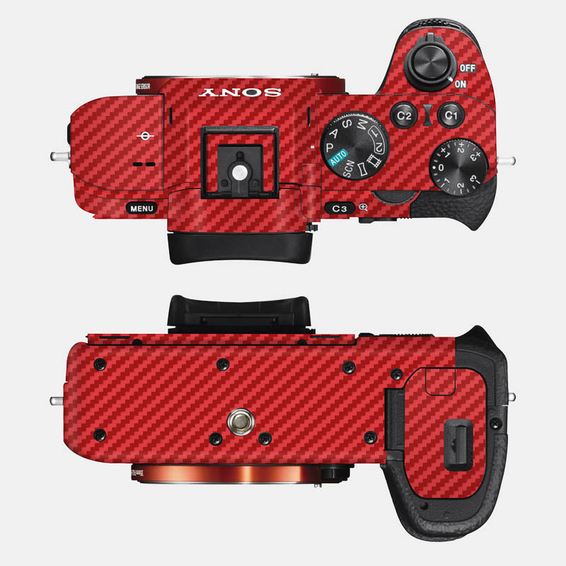 Carbon Fibre Red Full Body