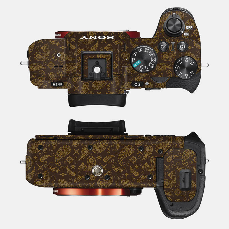 Brown Paisley Full Body