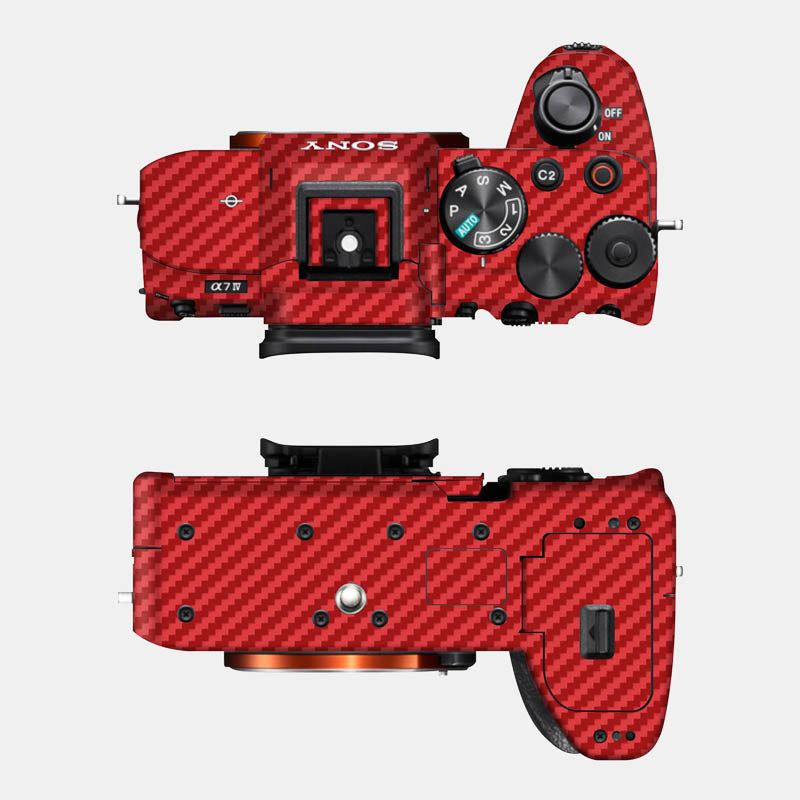 Carbon Fibre Red Full Body