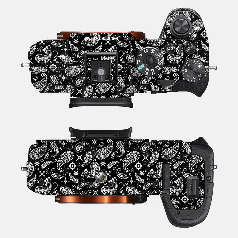 Black Paisley Full Body