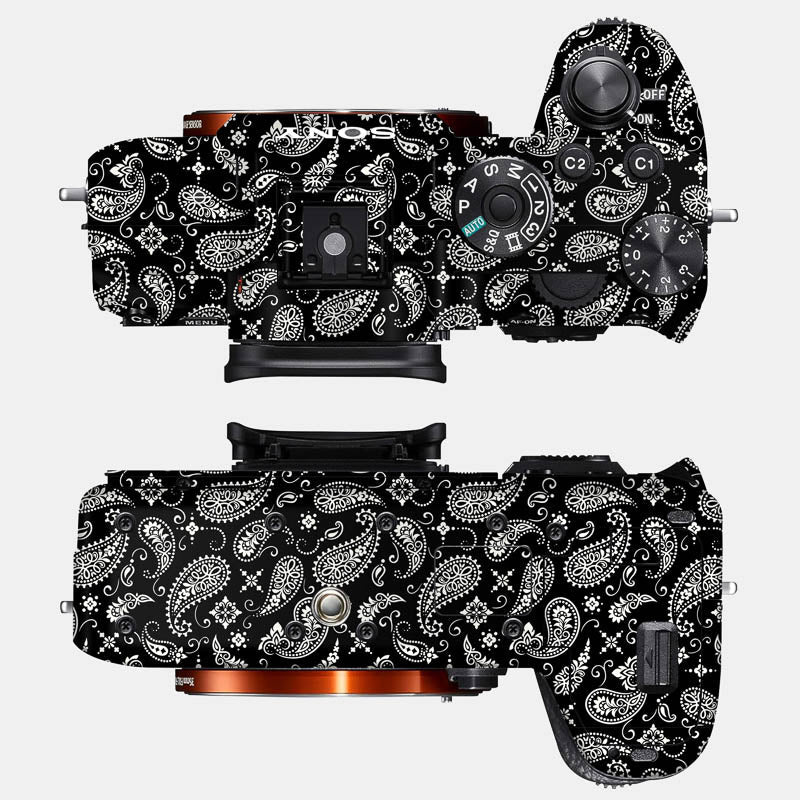 Black Paisley Full Body