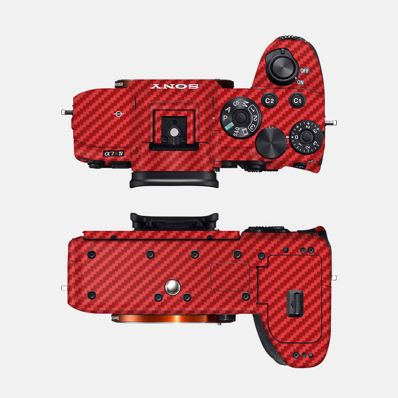 Carbon Fibre Red Full Body