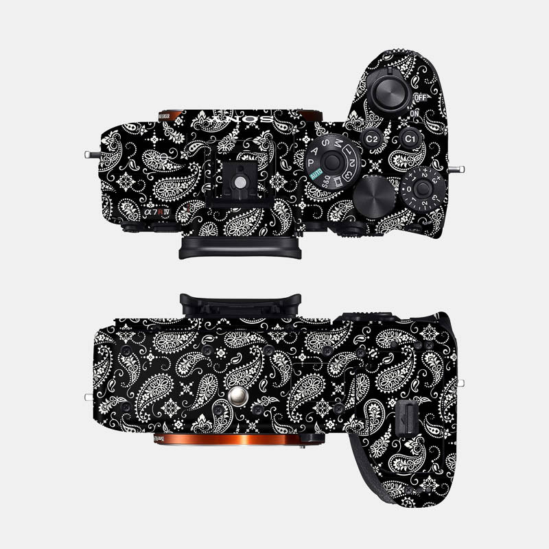 Black Paisley Full Body