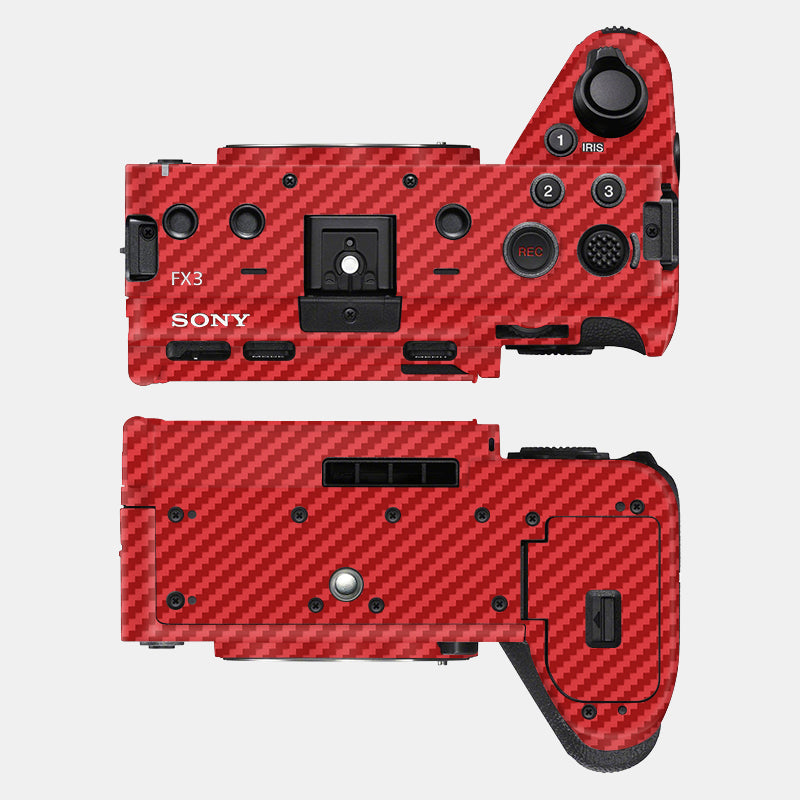 Carbon Fibre Red Full Body