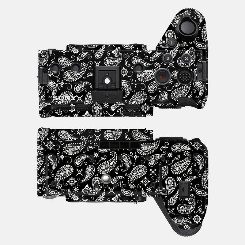 Black Paisley Full Body