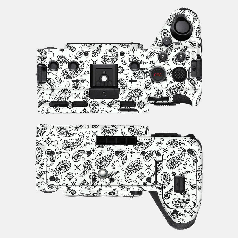 White Paisley Full Body