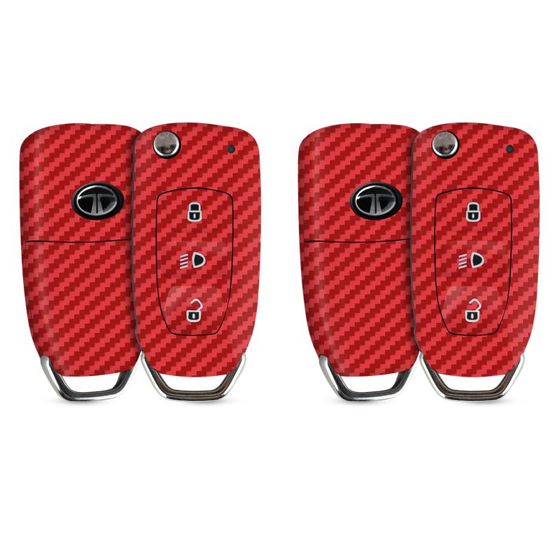 Carbon Fibre Red Key-1 + Key-2