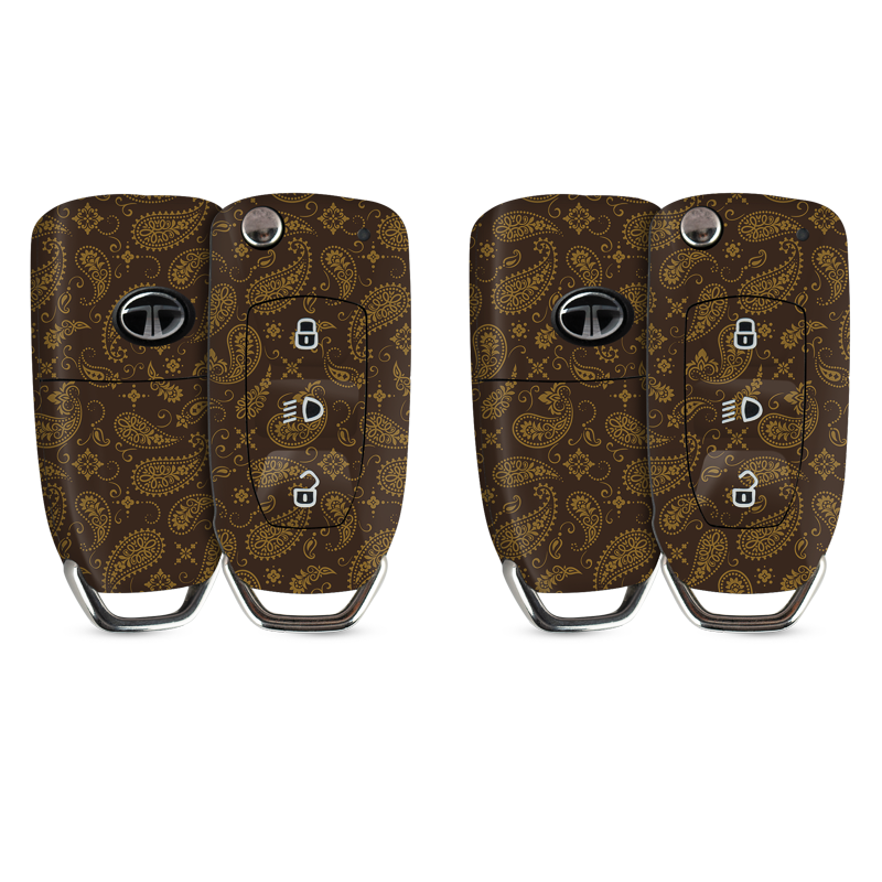 Brown Paisley Key-1 + Key-2