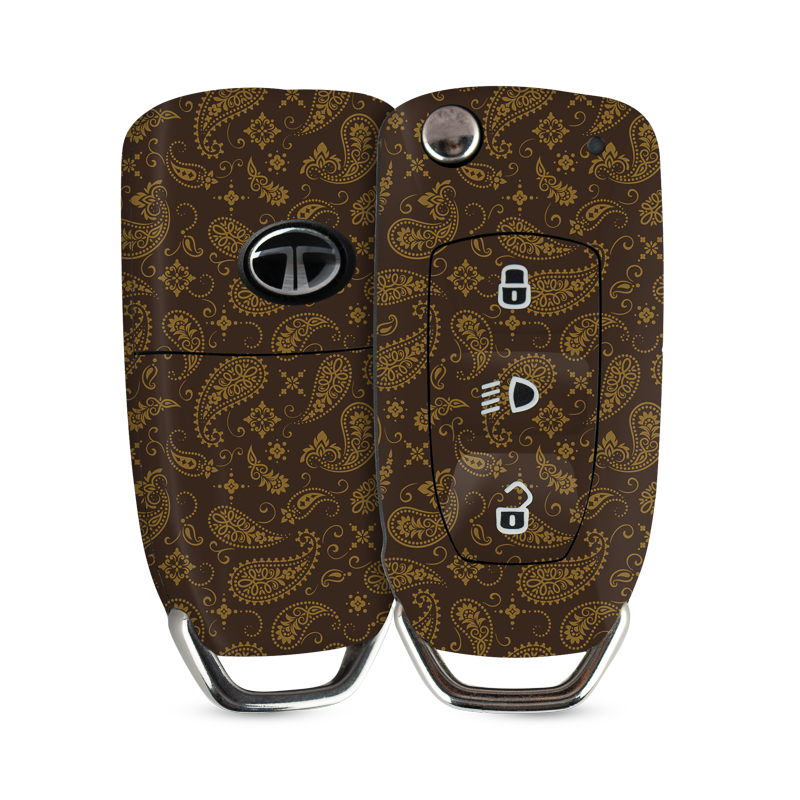 Brown Paisley Key-1