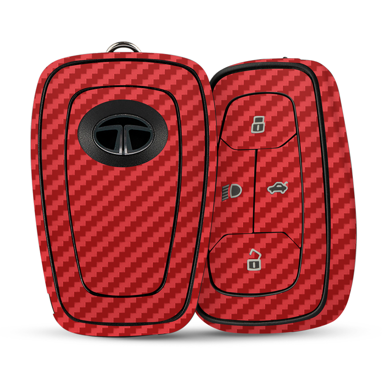 Carbon Fibre Red Key-1