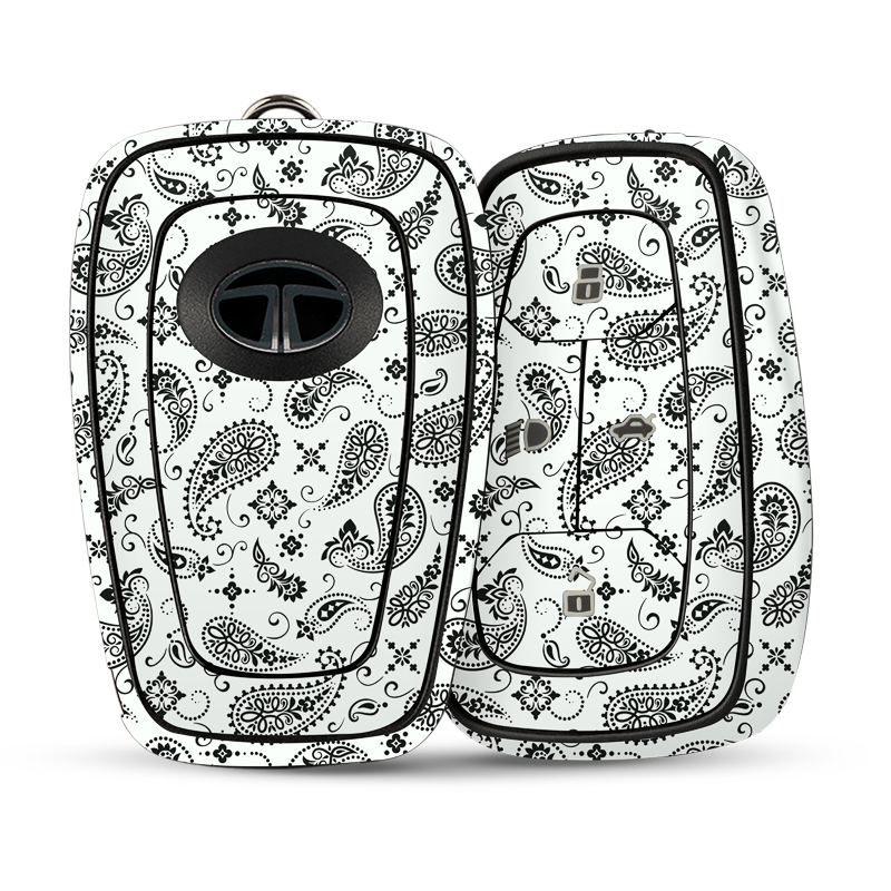 White Paisley Key-1