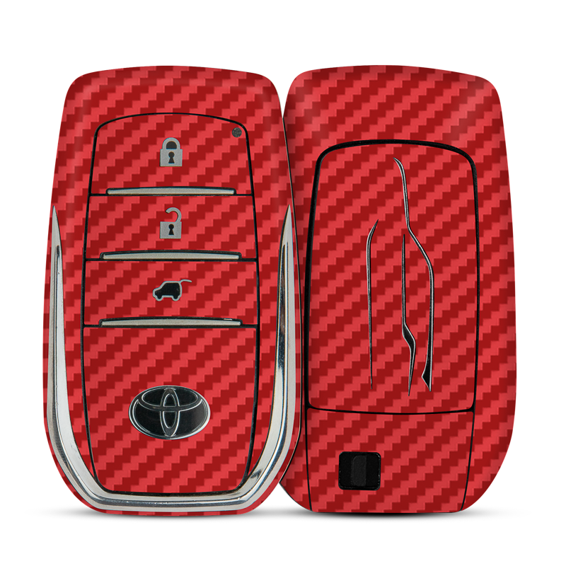 Carbon Fibre Red Key-1