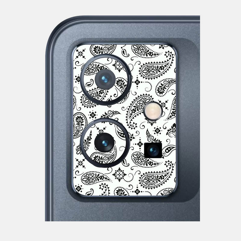 White Paisley Pack of 2