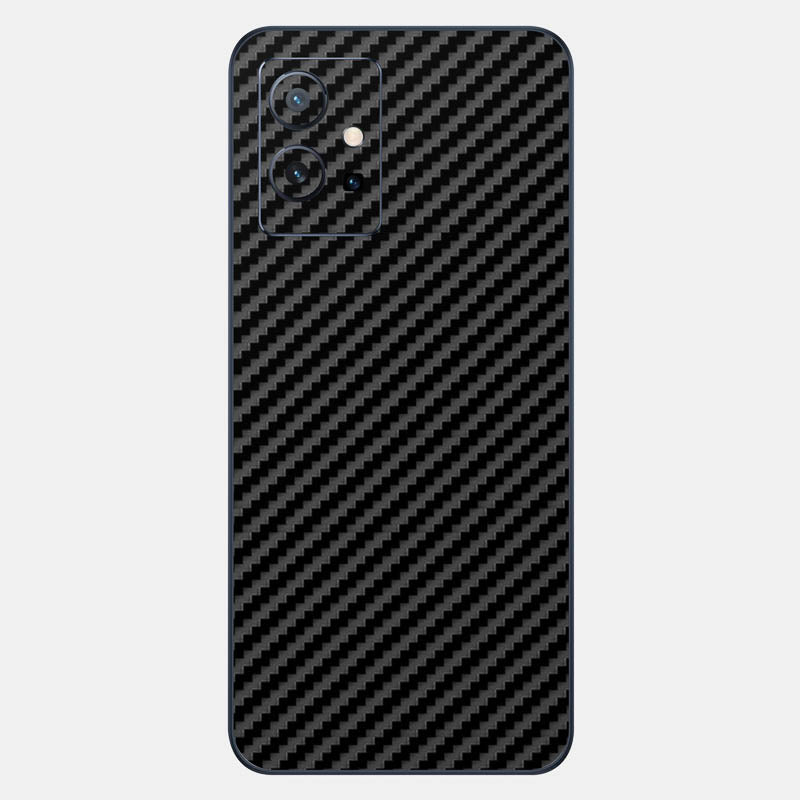 Carbon Fibre Black Glass Back