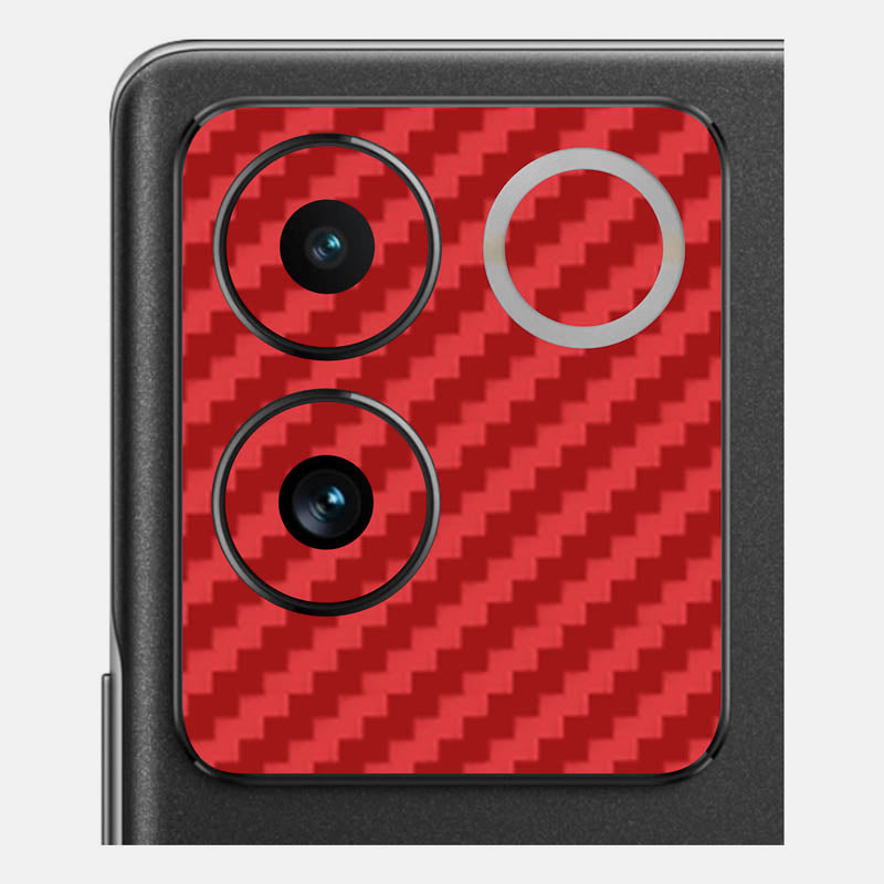 Carbon Fibre Red Pack of 2