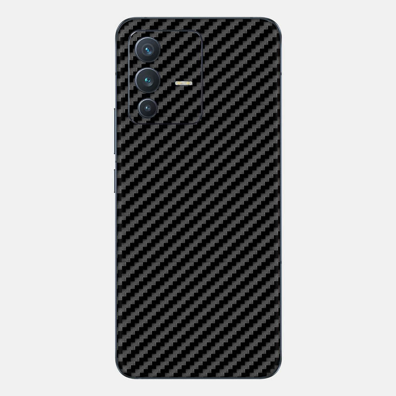 Carbon Fibre Black Glass Back