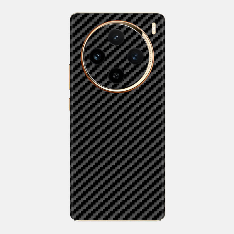 Carbon Fibre Black Glass Back