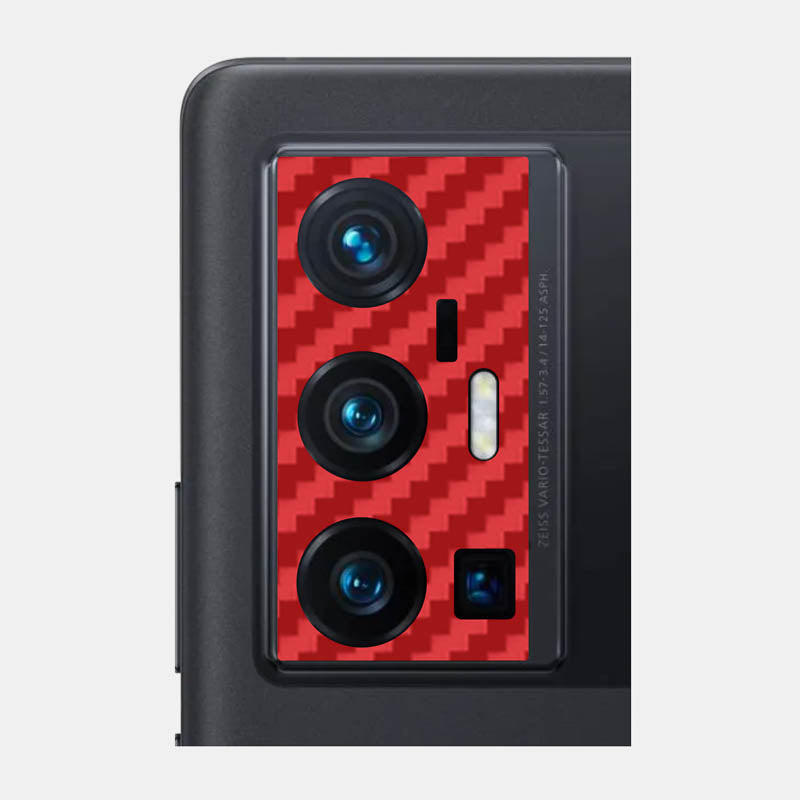 Carbon Fibre Red Pack of 2