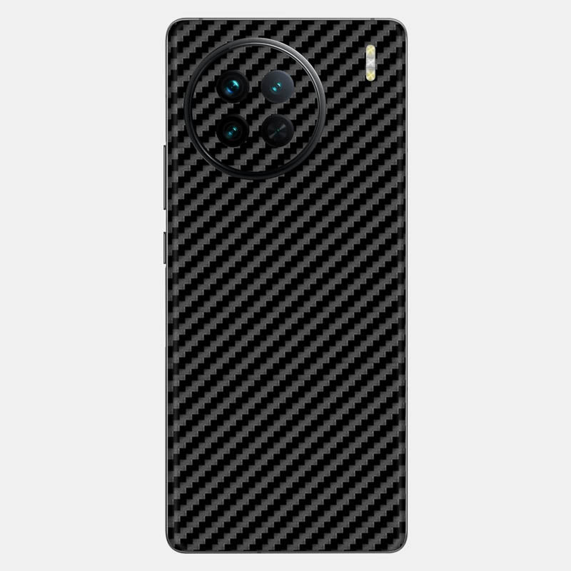 Carbon Fibre Black Glass Back