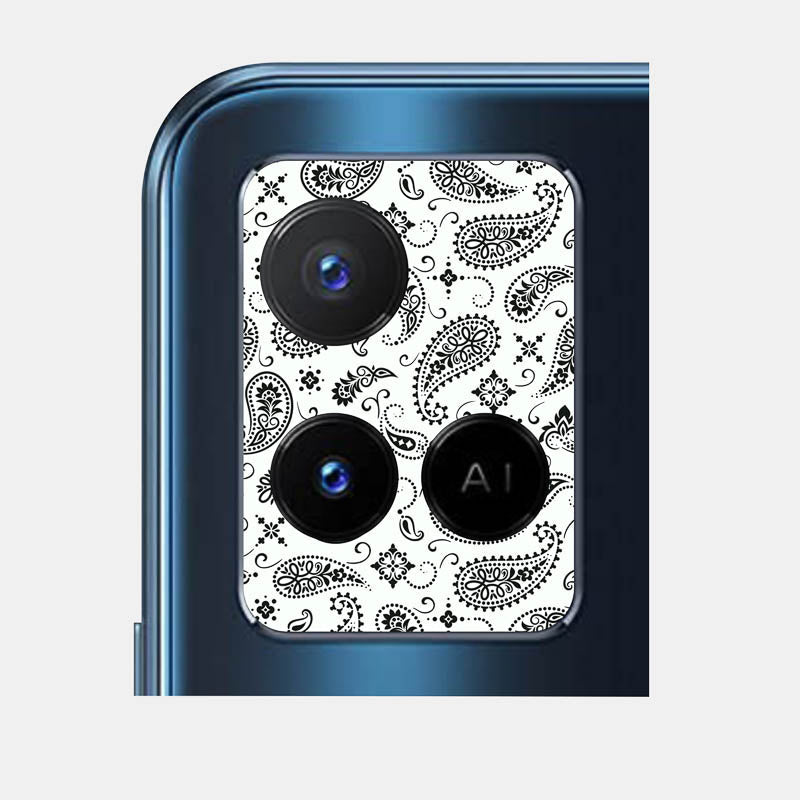 White Paisley Pack of 2
