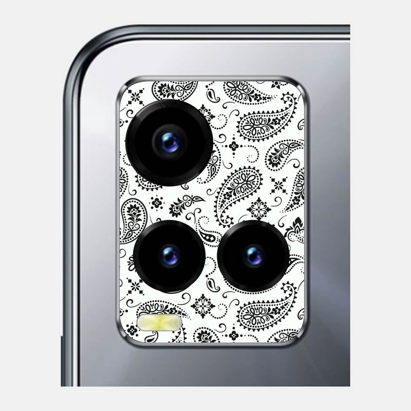 White Paisley Pack of 2