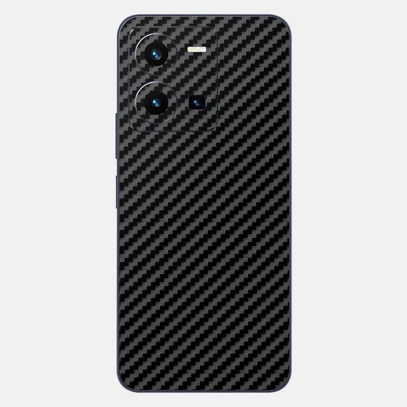 Carbon Fibre Black Glass Back