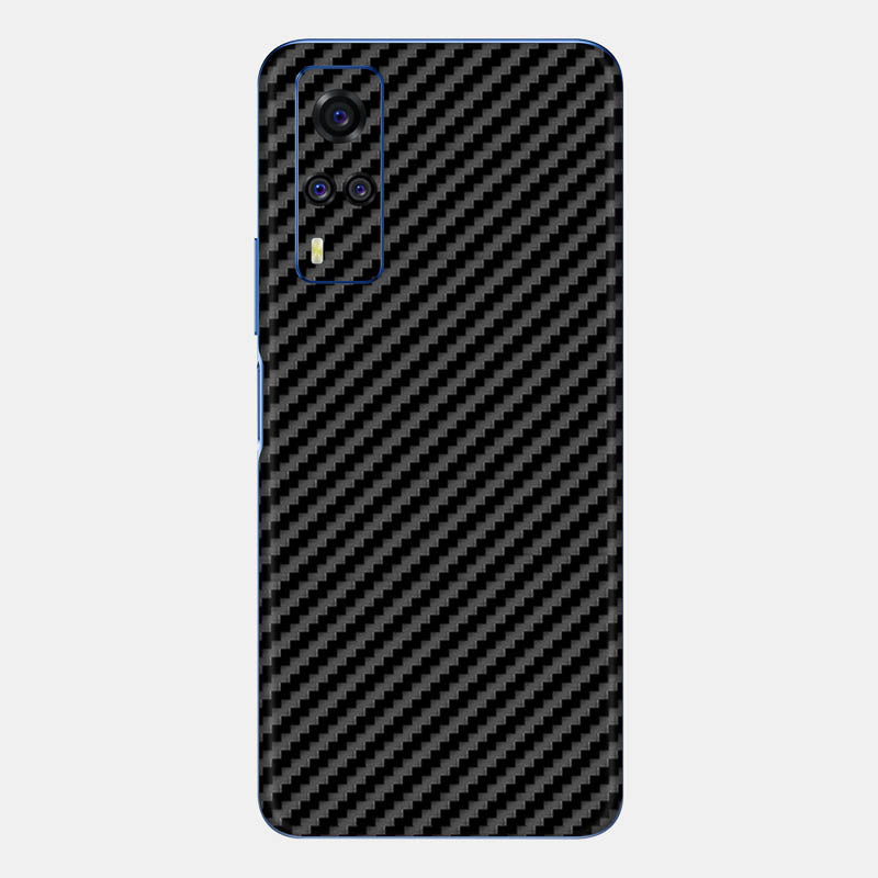 Carbon Fibre Black Glass Back