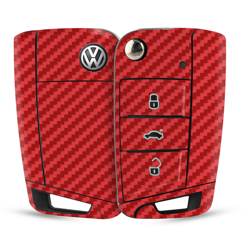 Carbon Fibre Red Key-1