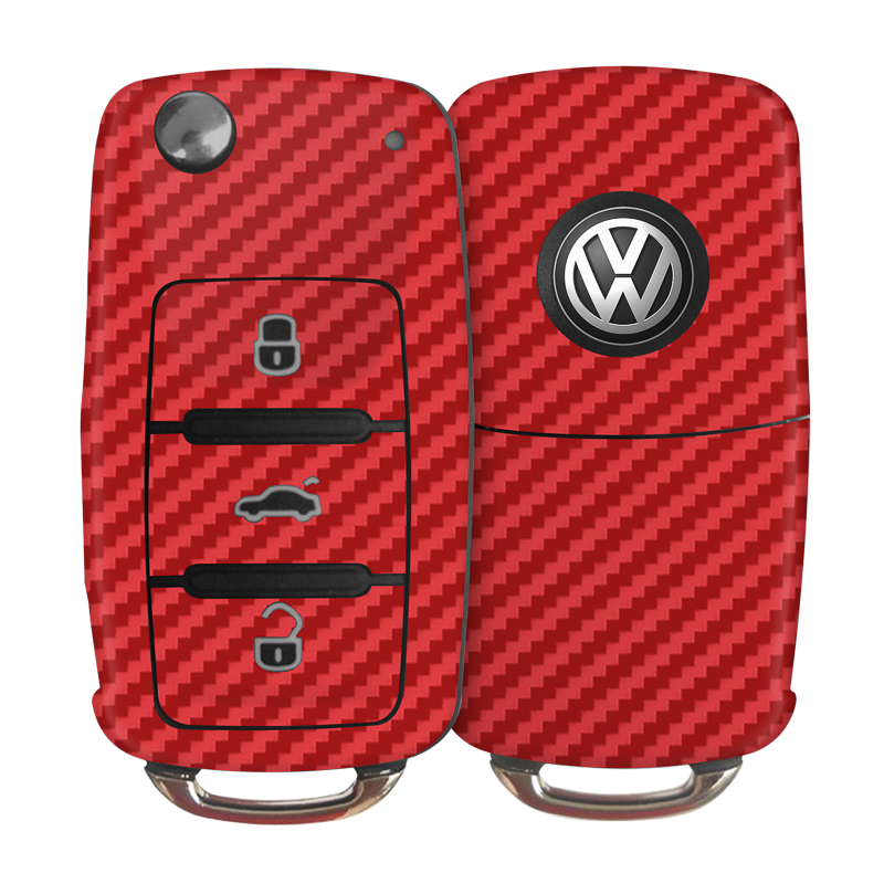 Carbon Fibre Red Key-1