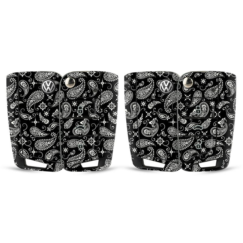 Black Paisley Key-1 + Key-2