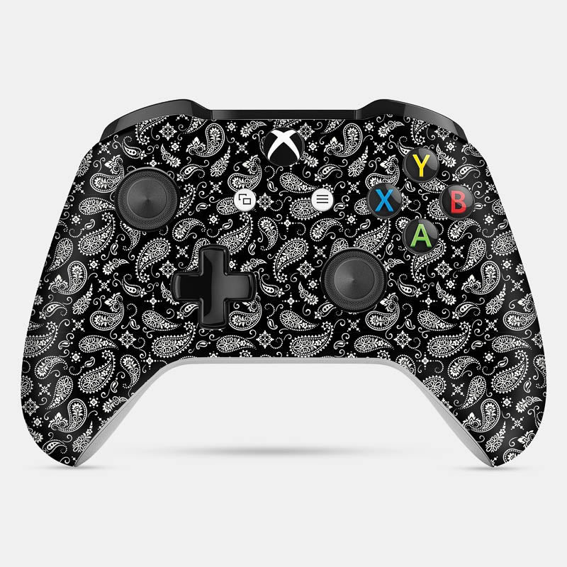 Black Paisley Full Body