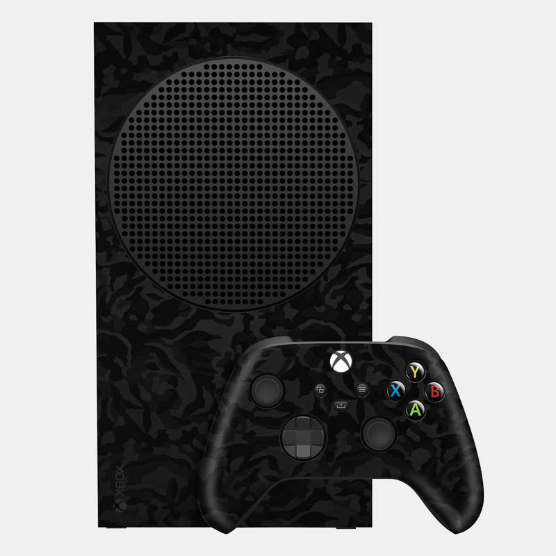 Black Camo Glass Back